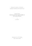 Master’s thesis: Measuring and improving the quality of file carving methods