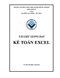 Giáo trình Kế toán Excel - Trường Cao đẳng Công nghệ TP HCM