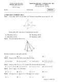 Đề thi học kì 1 môn Toán lớp 11 năm 2023-2024 có đáp án - Trường THPT Sào Nam, Quảng Nam
