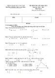 Đề thi giữa học kì 2 môn Toán lớp 8 năm 2022-2023 có đáp án - Trường PTDTBT THCS Cao Phạ