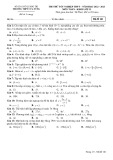 Đề thi thử tốt nghiệp THPT môn Toán năm 2022-2023 - Trường THPT Cửa Tùng, Quảng Trị