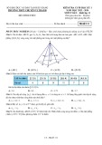 Đề thi học kì 1 môn Toán lớp 11 năm 2023-2024 có đáp án - Trường THPT chuyên Vị Thanh, Hậu Giang
