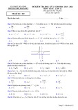 Đề thi học kì 1 môn Toán lớp 12 năm 2023-2024 - Trường THPT Đoàn Kết, Hòa Bình