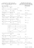 Đề thi học kì 1 môn Toán lớp 12 năm 2023-2024 có đáp án - Trường THPT Nguyễn Thị Minh Khai, Hà Nội
