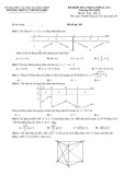 Đề kiểm tra chất lượng môn Toán lớp 12 năm 2023-2024 có đáp án - Trường THPT Lý Thường Kiệt (Lần 1)