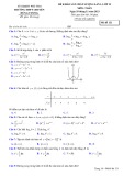 Đề thi khảo sát chất lượng môn Toán lớp 12 năm 2023-2024 có đáp án - Trường THPT chuyên Hùng Vương (Lần 1)