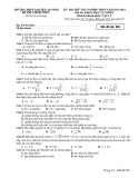 Đề thi thử tốt nghiệp THPT môn Vật lí năm 2023-2024 có đáp án - Trường THPT Nguyễn An Ninh (Lần 1)