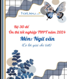 Bộ 30 đề ôn thi tốt nghiệp THPT năm 2024 môn Ngữ văn (Có lời giải chi tiết)