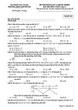 Đề thi khảo sát chất lượng môn Toán lớp 12 năm 2023-2024 - Trường THPT chuyên Bắc Giang (Lần 1, tháng 10.2023)