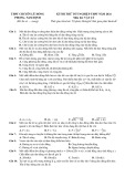 Đề thi thử tốt nghiệp THPT môn Vật lí năm 2023-2024 - Trường THPT chuyên Lê Hồng Phong