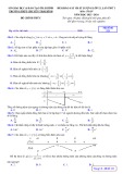 Đề thi khảo sát chất lượng môn Toán lớp 12 năm 2023-2024 có đáp án - Trường THPT chuyên Thái Bình (Lần 1)