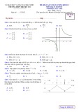 Đề thi khảo sát chất lượng môn Toán lớp 12 năm 2023-2024 có đáp án - Trường THPT Tiên Du số 1 (Đợt tháng 12)