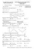 Đề thi khảo sát chất lượng môn Toán lớp 12 năm 2023-2024 có đáp án - Trường THPT Phú Lộc