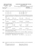 Đề thi thử tốt nghiệp THPT môn Vật lí năm 2023-2024 - Trường THPT chuyên Phan Ngọc Hiển