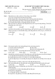 Đề thi thử tốt nghiệp THPT môn Vật lí năm 2023-2024 - Trường THPT chuyên Lào Cai