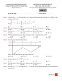 Đề kiểm tra định kì môn Toán lớp 12 năm 2023-2024 có đáp án - Trường THCS-THPT Nguyễn Khuyến, Trường TH-THCS-THPT Lê Thánh Tông