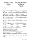 Đề thi thử tốt nghiệp THPT môn Lịch sử năm 2023-2024 có đáp án - Trường THPT Lý Tự Trọng