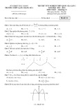 Đề thi thử tốt nghiệp THPT môn Toán năm 2023-2024 có đáp án - Trường THPT Lạng Giang số 1 (Lần 1)