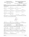 Đề thi khảo sát chất lượng đầu năm môn Toán lớp 12 năm 2023-2024 có đáp án - Trường THPT Thuận Thành số 1