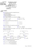 Đề thi học kì 1 môn Toán lớp 10 năm 2023-2024 - Trường THPT Trường Chinh, Kon Tum