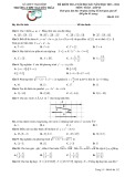 Đề thi học kì 1 môn Toán lớp 10 năm 2023-2024 có đáp án - Trường THPT Nguyễn Trãi, Thái Bình