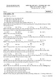 Đề thi giữa học kì 1 môn Vật lý lớp 11 năm 2022-2023 - Trường PTDTNT THCS&THPT Nước Oa