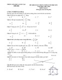 Đề thi học kì 1 môn Toán lớp 7 năm 2023-2024 có đáp án - Phòng GD&ĐT Tiền Hải