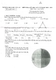Đề thi giữa học kì 2 môn Toán lớp 7 năm 2022-2023 có đáp án - Trường THCS Chu Văn An, Thủ Dầu Một