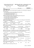 Đề thi giữa học kì 2 môn Vật lý lớp 11 năm 2022-2023 - Trường PTDTNT THCS&THPT Nước Oa