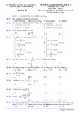 Đề thi học kì 1 môn Toán lớp 11 năm 2023-2024 có đáp án - Trường THPT Nguyễn Huệ, Nam Định