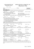 Đề thi giữa học kì 2 môn Vật lý lớp 10 năm 2022-2023 - Trường PTDTNT THCS&THPT Nước Oa