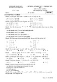 Đề thi giữa học kì 1 môn Toán lớp 10 năm 2022-2023 - Trường PTDTNT THCS&THPT Nước Oa