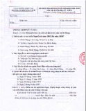 Đề thi học kì 2 môn Lịch sử và Địa lí lớp 4 năm 2022-2023 có đáp án - Trường TH Phượng Cách, Quốc Oai