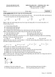 Đề thi học kì 1 môn Vật lý lớp 10 năm 2022-2023 - Trường PTDTNT THCS&THPT Nước Oa