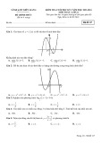 Đề thi học kì 1 môn Toán lớp 12 năm 2023-2024 có đáp án - Sở GD&ĐT Kiên Giang