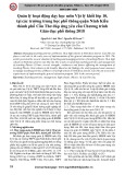 Quản lý hoạt động dạy học môn Vật lý khối lớp 10, tại các trường trung học phổ thông quận Ninh Kiều thành phố Cần Thơ đáp ứng yêu cầu Chương trình Giáo dục phổ thông 2018