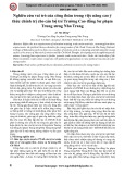 Nghiên cứu vai trò của công đoàn trong việc nâng cao ý thức chính trị cho cán bộ trẻ Trường Cao đẳng Sư phạm Trung ương Nha Trang