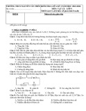 Đề thi giữa học kì 1 môn Vật lí lớp 9 năm 2023-2024 có đáp án - Trường THCS Nguyễn Văn Trỗi, Hiệp Đức