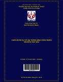 Luận văn Thạc sĩ Kỹ thuật điện: Chẩn đoán sự cố hệ thống điện dùng mạng neuron học sâu