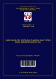 Luận văn Thạc sĩ Kỹ thuật điện tử: Nhận dạng các đối tượng tham gia giao thông dùng mạng noron học sâu