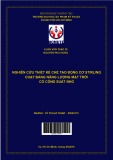 Luận văn Thạc sĩ Kỹ thuật nhiệt: Nghiên cứu thiết kế chế tạo động cơ Stirling chạy bằng năng lượng mặt trời có công suất nhỏ