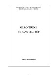 Giáo trình Kỹ năng giao tiếp - Trường Cao đẳng Y Hà Nội