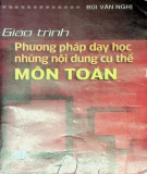 Giáo trình Phương pháp dạy học những nội dung cụ thể môn Toán: Phần 2