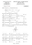 Đề thi học kì 1 môn Toán lớp 12 năm 2023-2024 - Trường THPT Quế Sơn
