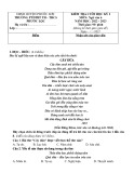 Đề thi học kì 1 môn Ngữ văn lớp 6 năm 2022-2023 có đáp án - Trường PTDTBT TH&THCS Phước Lộc, Phước Sơn