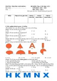 Đề thi học kì 1 môn Toán lớp 6 năm 2022-2023 có đáp án - Trường TH&THCS Kim Đồng, Phước Sơn