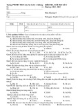 Đề thi học kì 2 môn Hoá học lớp 8 năm 2022-2023 - Trường PTDTBT THCS Liên xã Cà Dy - Tà Bhing