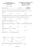 Đề thi học kì 1 môn Toán lớp 12 năm 2023-2024 - Trường THPT Lê Hồng Phong, Đắk Lắk