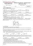 Đề thi giữa học kì 1 môn Vật lí lớp 10 năm 2023-2024 có đáp án - Trường THPT Lê Lợi, Quảng Trị