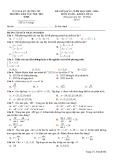 Đề thi giữa học kì 1 môn Toán lớp 10 năm 2023-2024 có đáp án - Trường PT DTNT Tỉnh Quảng Trị